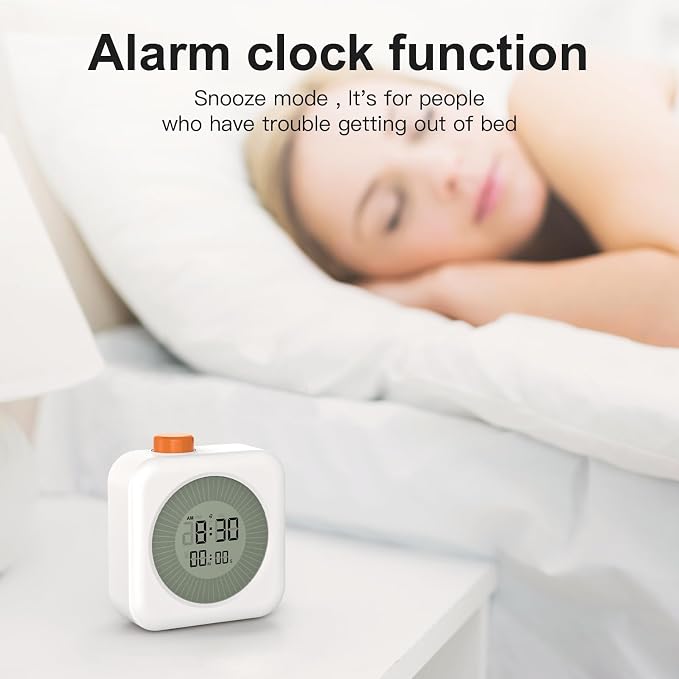 Umimile Visual Timer for Kids, 60-Minute Productivity Timer, Classroom Timer Countdown Clock for Home, School, and Work