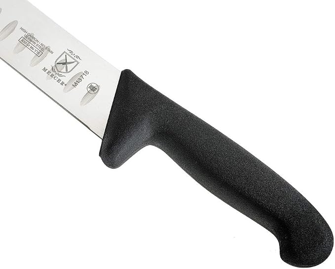 Mercer Culinary BPX M13718 Granton Edge American Butcher Knife, 10-Inch, Granton American Butcher Knife