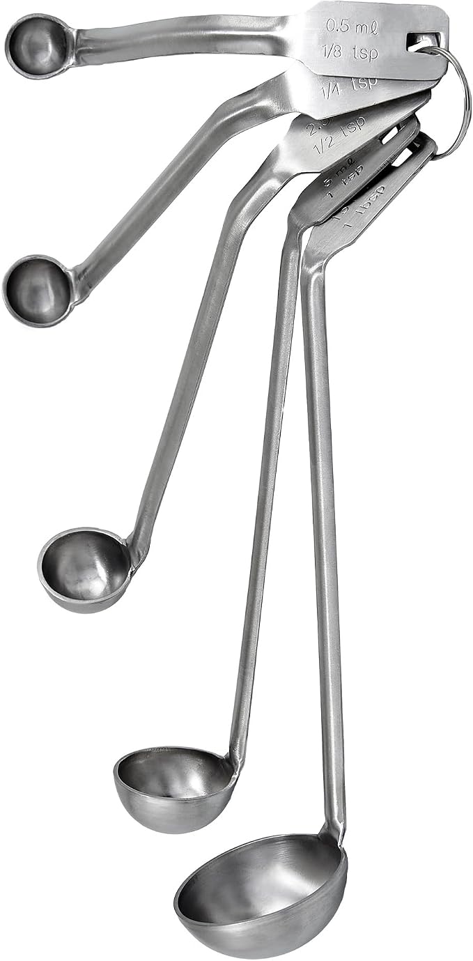 Winco Heavy-Duty Mini Ladle Set, 5 Piece Set