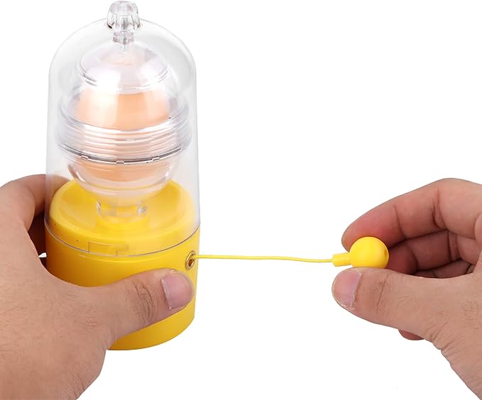 Alvinlite Hand Operated Golden Egg Maker Egg Yolk White Mixer Portable Egg Scrambler for Egg Boiling Tools