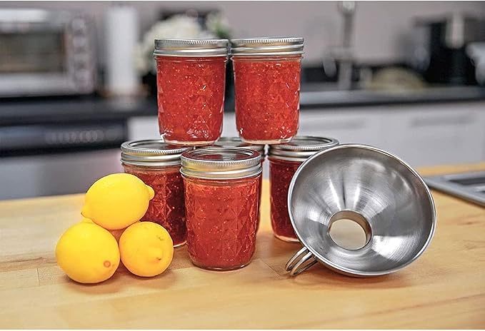 Küchenprofi 18/10 Stainless Steel Jam Funnel - Silver - Metal Funnels For Kitchen Use - Wide Mouth Kitchen Funnel