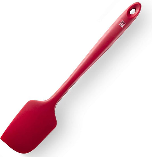DI ORO Seamless Series Pro 14 Inch Extra Large Silicone Spatula - 600°F Heat-Resistant Rubber Spatula - Great for Baking, Cooking, and Scraping - BPA Free and LFGB Certified Food Safe Silicone (Red)