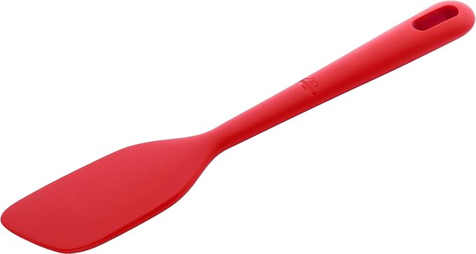 Ballarini 28000-011 Rosso Spatula, Large, Silicone, Heat Resistant, Spatula, Confectionery, Making, Large, Dishwasher Safe