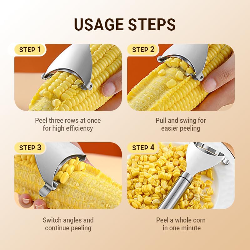 Corn Peeler for Corn on the Cob (1pc-C)