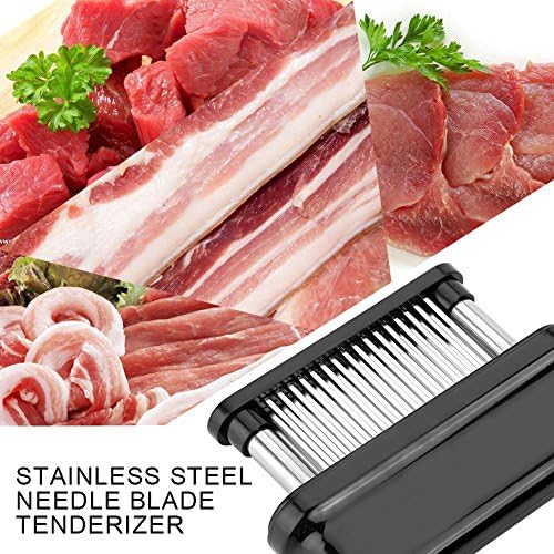 Needle Meat Tenderizer,48 Stainless Steel Ultra Sharps Needle Blade Tenderizer for Tenderizing Steak,Chicken and Pork