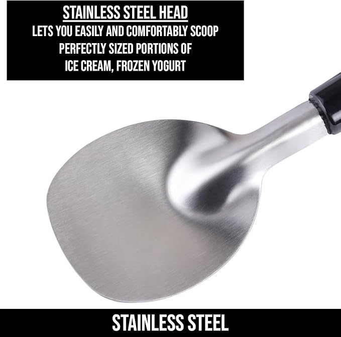 Ice cream Scoop, Ice Cream Scooper, Ice Cream Scoops Best Rated, Icecream Scoop, Ice Cream Spade with Heavy Duty Handle