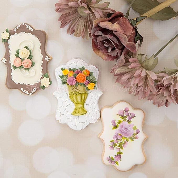 Ann Clark Plaque Cookie Cutters 3-Pc. Set (Long Fancy, Oval, Photo) Made in the USA