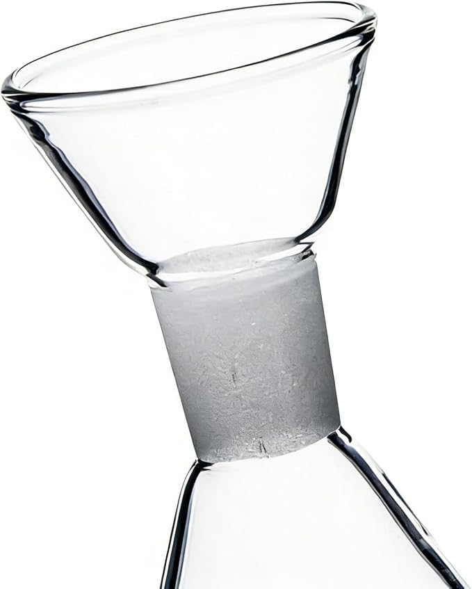 ELETON Planet Pear 14 oz Glass No Drip Oil Dispenser for Kitchen and BBQ | Clear Borosilicate Glass