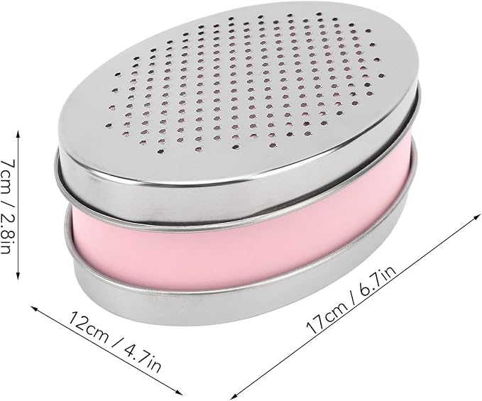 Jeffergarden Portable Cheese Grater Stainless Steel Box Grater with Storage Container for Easy Grating in Home Kitchen (Pink), #013, Jeffergardenox1nhivue3-13