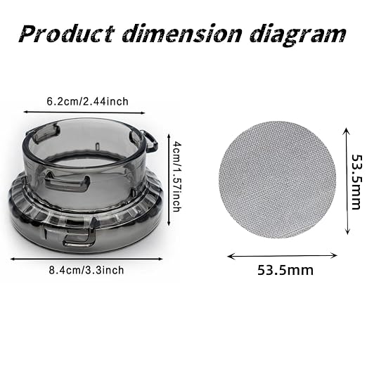 54mm Espresso Dosing Funnel and Puck Screen Set for Breville Barista Portafilters, Compatible Breville 8series Barista and Bambino Espresso Machines Dosing Funnel, Grey