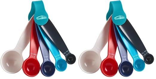 Trudeau (Set of 5) Measuring Spoons, A, Other (0995887) (Pack of 2)