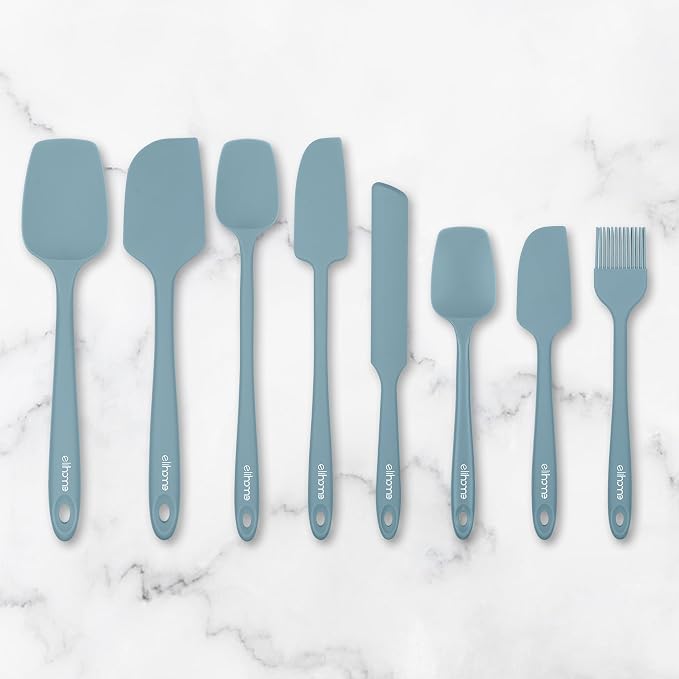 Mini Silicone Basting Pastry Brush, Cooking Brush for Oil Sauce Butter Marinades, Food Brushes for BBQ Grill Kitchen Baking, Baster Brushes Food Grade, Slate Teal Grey