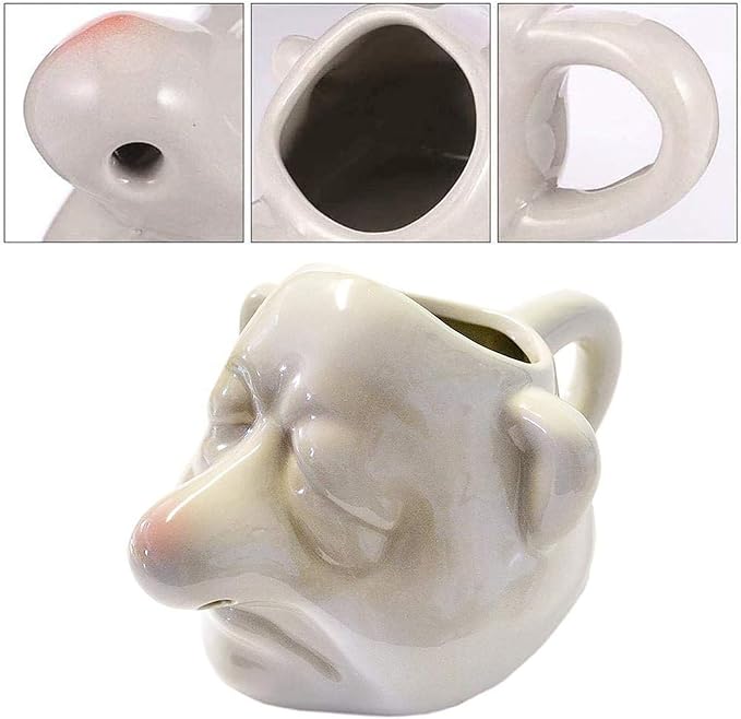 Ceramic Egg Yolk Separator, Funny Snot Cute Ceramic Snot Egg White Separator Kitchen, Suitable for Cooking Baking, Creative Kitchen tools