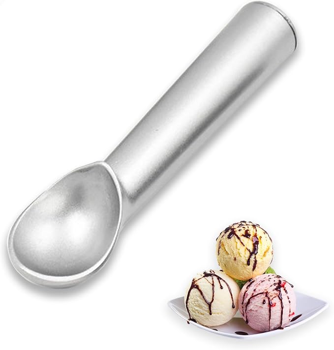 1 Pack Ice Cream Spade - Stainless Steel Flat Ice Cream Paddle, Scooper for Hard or Creamy Dessert Spade Butter Cutter