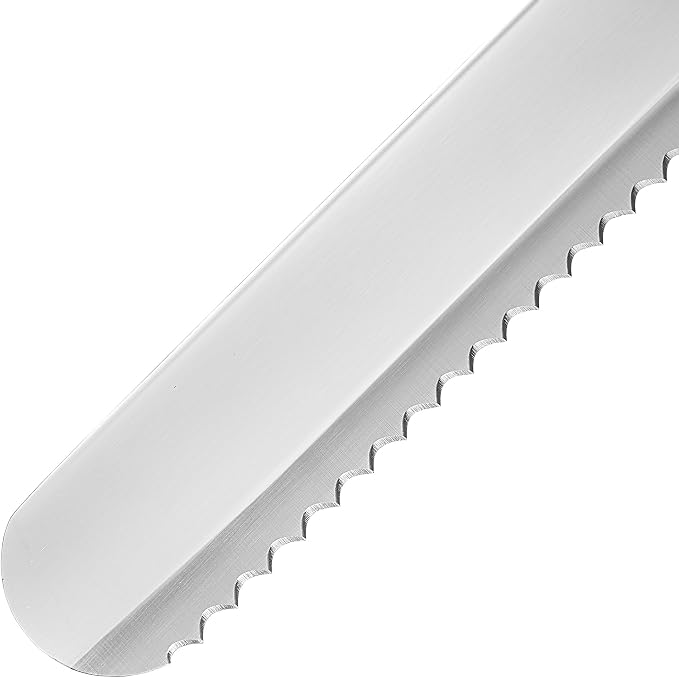 KUTLER Professional 8-Inch Bread Knife and Cake Slicer with Serrated Edge - Ultra-Sharp Stainless Steel Cutlery