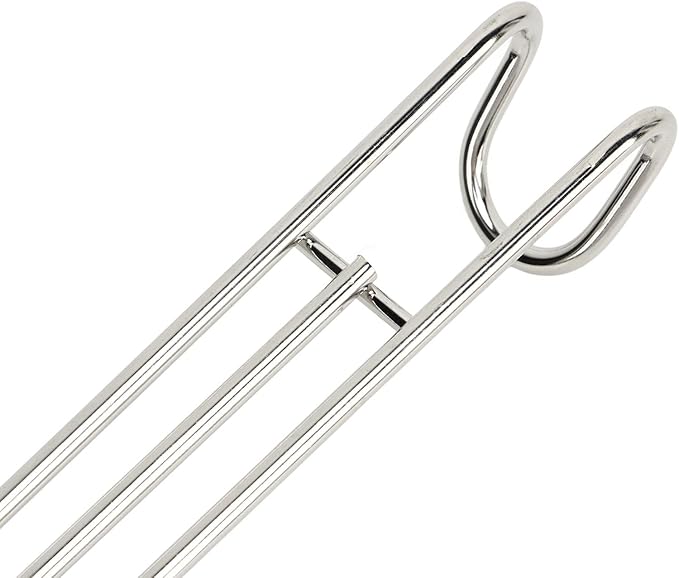 Square Strainer Skimmer, Stainless Steel Square Fryer Skimmer Ladle with Long Handle and Hanging Hook for Kitchen Deep Fryer, Pasta, Noodle(Fine mesh)