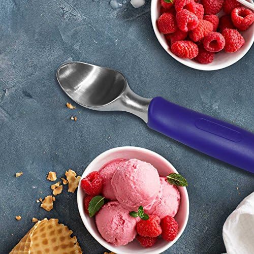 Ice Cream Scoop Solid Stainless Steel Purple