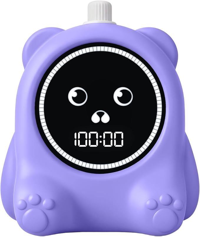 Visual Timer for Kids, 100 Min Digital Timer with Paused, Rechargeable Countdown/Up Timers, 3 Alarm, Silent, Vibrate & Sound Mod, Productivity Timers for ADHD, Classroom, Teacher, Exercise, Study