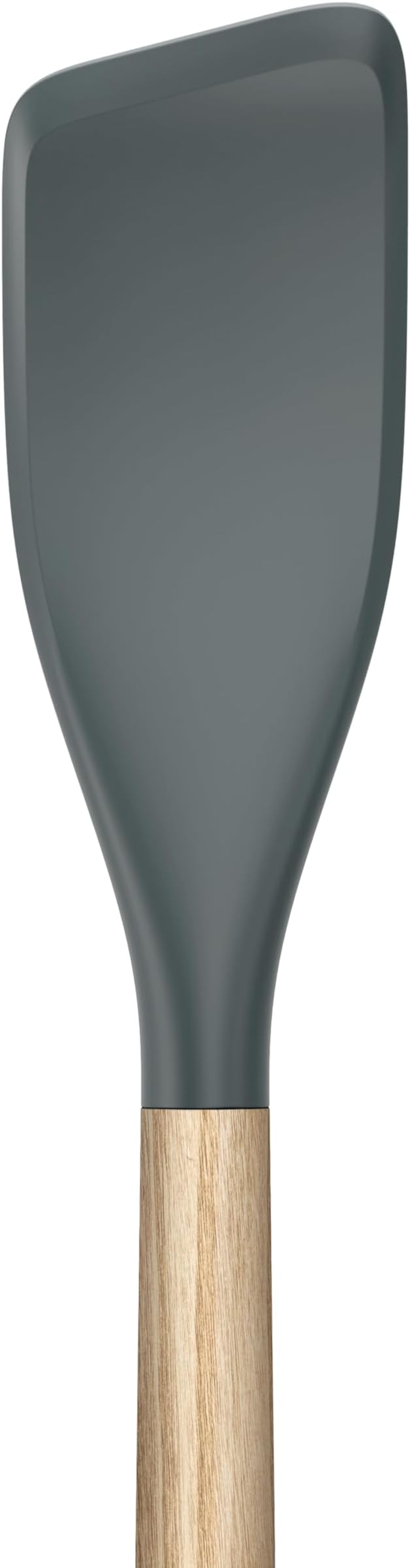 Zyliss Easy Lift Turner Oak Wood – Flexible Silicone Spatula with FSC Oak Handle, Heat-Resistant Head Safe for Non-Stick Cookware, Ideal for Flipping Pancakes Fish and Omelets, 464°F Safe 11.8"