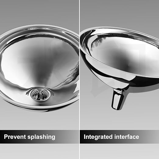 serinar Stainless Steel Large Funnel (5.7"" X 0.55"" Mouth), Metal Funnel for Bottle Filling, Food Funnel for Oil, Juice, Wine, Coffee, Honey, Milk（Without Filter）