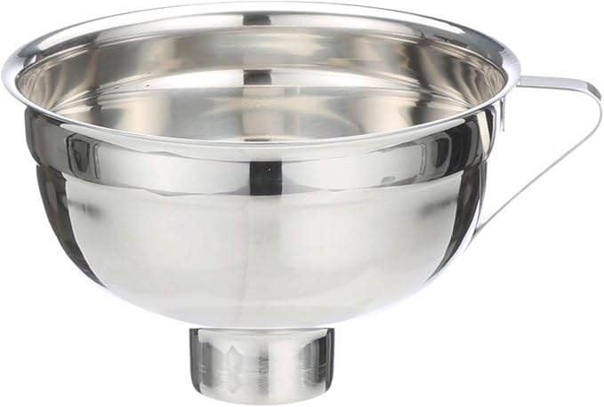 KitchenCraft Home Made Jam Funnel, Traditional, Stainless Steel, 14.5 cm