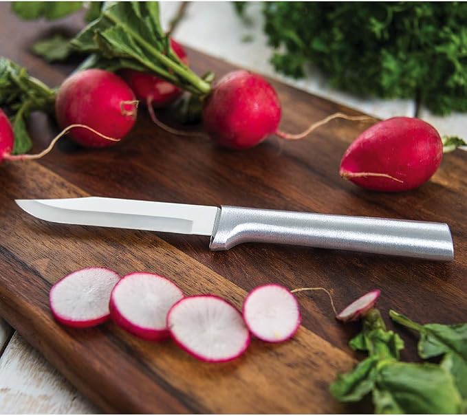 Rada Cutlery Peel, Pare & Slice Gift Set (S18), 3-piece Knife Set, Stainless Steel Blades, Silver Handle