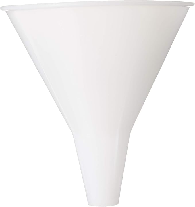 Hutzler Plastic Funnel, 32-Ounce Wide, Natural