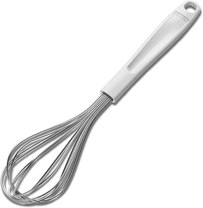 Zenker Pure Elegance Whisk - Made of Stainless Steel, for Mixing and Whipping Dough, Eggs or Cream, Dishwasher Safe, Designed in Germany