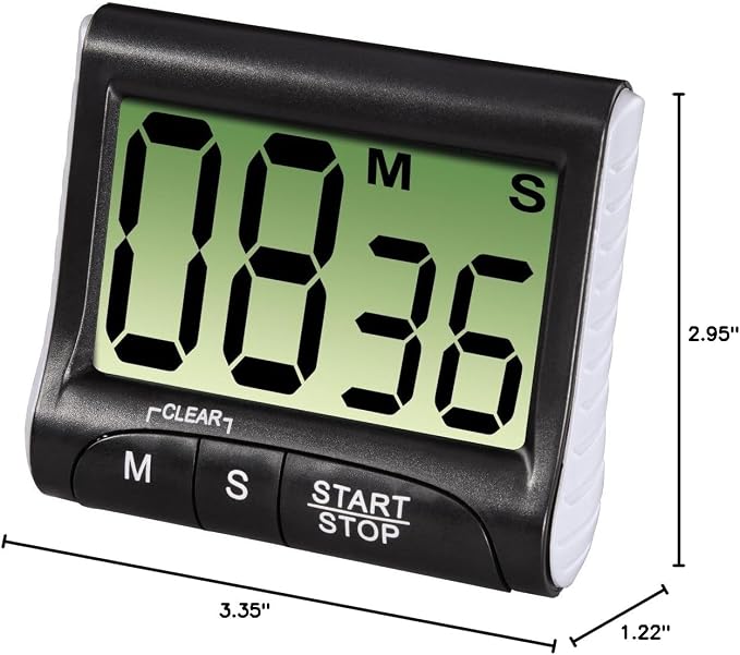 Xavax Timer, Black, 8.5 x 7.5 x 3.1 cm