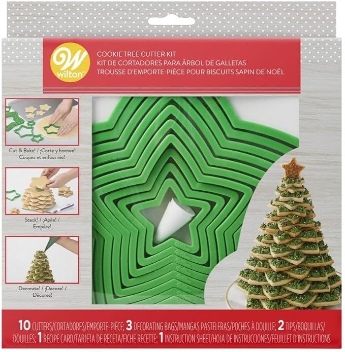 Wilton Gingerbread Cookie Tree Cutter Set