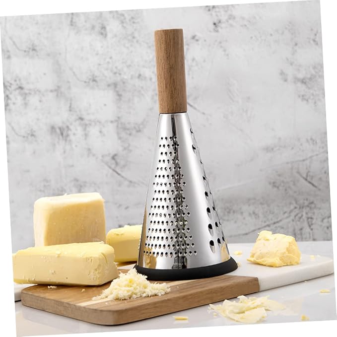 Manual Cheese Vegetable Grater Stainless Steel Kitchen Gadget with Ergonomic Handle for Grating Cheese Fruits and Vegetables Household Kitchen Tool 11.81X5.11X5.11 Inches