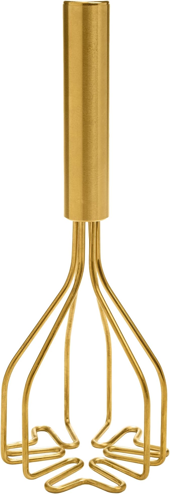 Paris Hilton Potato Masher, Durable Stainless Steel Construction with Heart-Shaped Wire Design, Dishwasher Safe, Pink