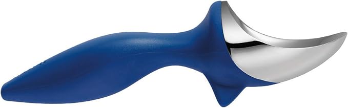 Tovolo Ice Cream Scoop Stratus Blue Dishwasher Safe Heavy Duty Ice Cream Scooper with Elevated Tilt Up Design, Heat Retaining Ice Cream Scoops with Non Slip Handle for Cookie Dough, Gelato, Sorbet