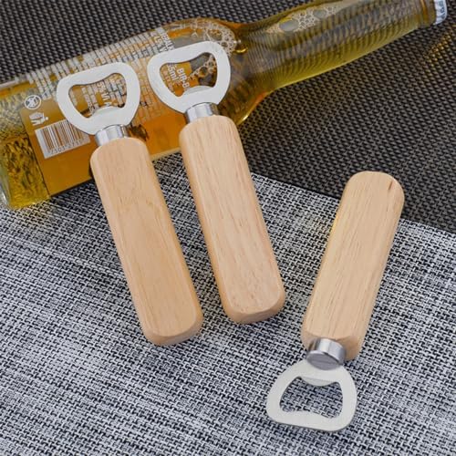 Wood Wine Bottle Opener 50 Pcs Stainless Steel Corkscrews