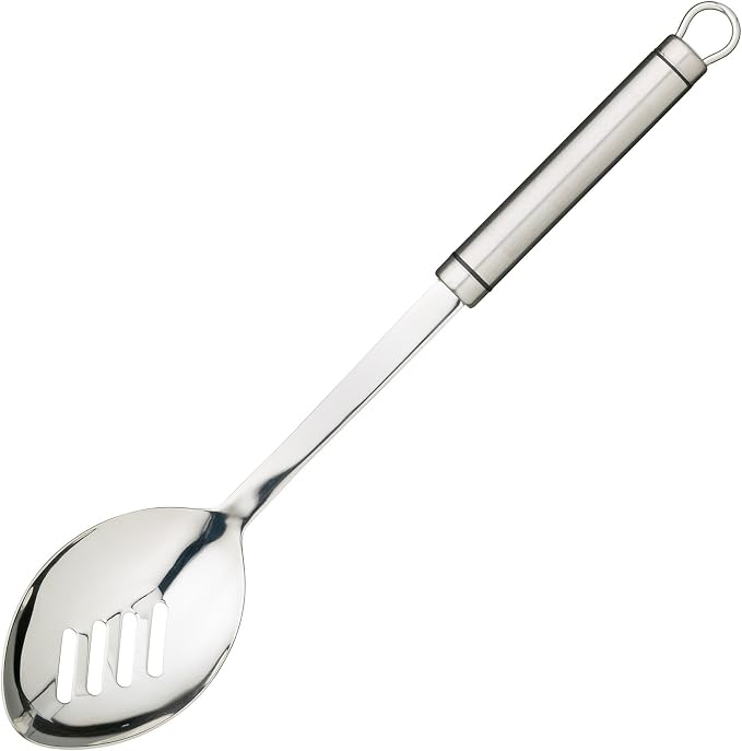 KitchenCraft Professional Slotted Spoon, Stainless Steel, 32.5cm