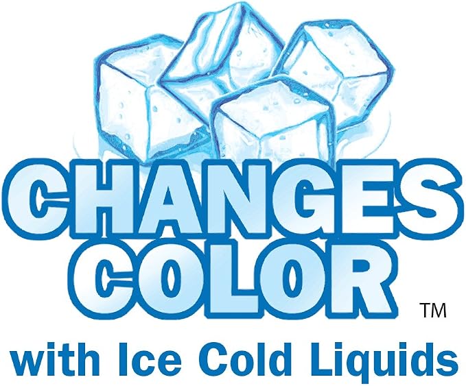 AAkron Color Changing Reusable Ice Cream Kit - 4 bowls, 4 spoons, 12 straws, 1 scoop - react to ice cold temperatures and changes from one vivid color to another – MADE IN USA