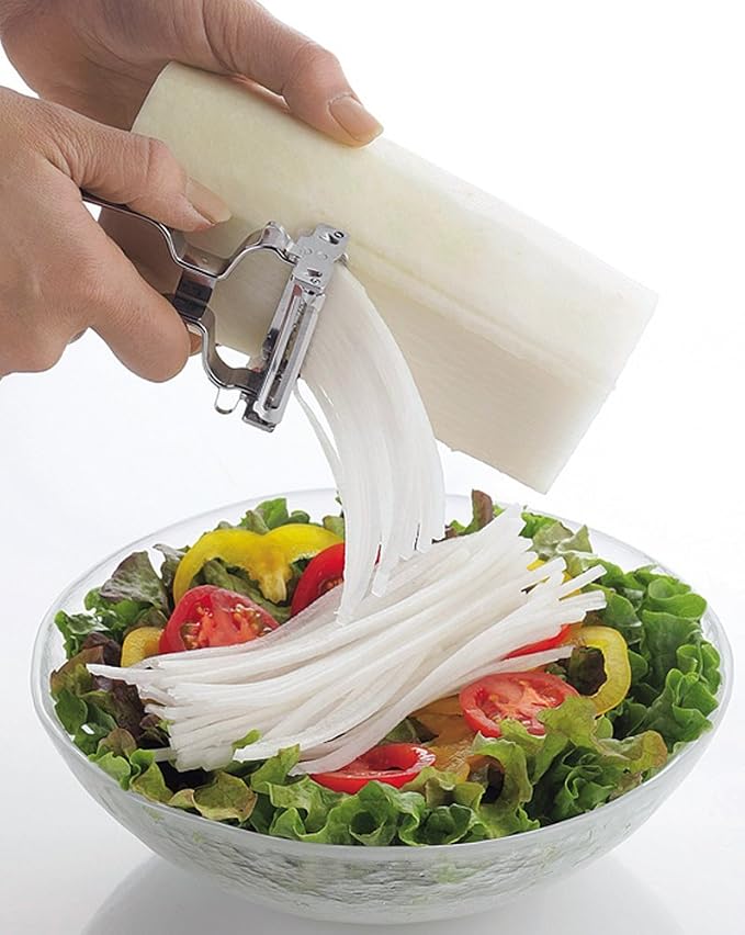 Shimomura Kihan 37577 Peeler, Made in Japan, Sugo, Peeler, Double-Sided, Stainless Steel