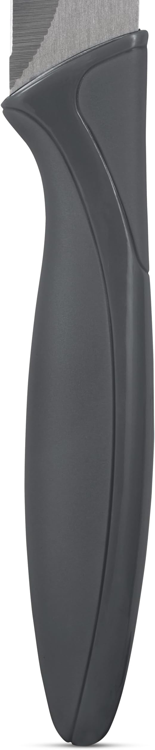 CULINARE 2 Piece Knife Set, Grey, Stainless Steel, 9cm Ultra Sharp Blades, 2 x Kitchen Knives with Protection Covers, Smooth Cutting/Firm Grip/Non-Slip Handle, Dishwasher Safe