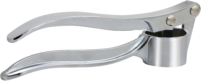 TRIXES Garlic Press, Steel Kitchen Utensil Ginger Mincer