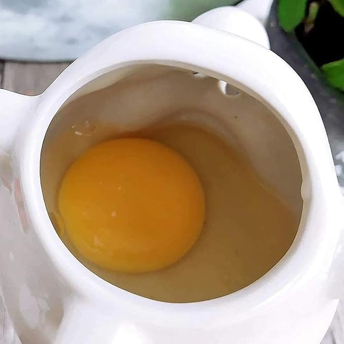 Ceramic Egg Yolk Separator, Funny Snot Cute Ceramic Snot Egg White Separator Kitchen, Suitable for Cooking Baking, Creative Kitchen tools