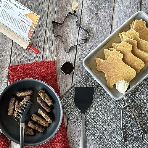 R&M Stainless Steel Cookie Dough Scoop 1.25" Diameter – Mini Portion Scoop for Cookies, Ice Cream & Frozen