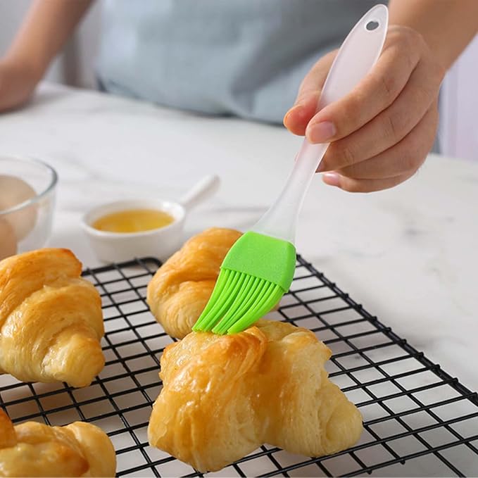 Silicone Pastry Brush 5 Pack Basting Brush Heat Resistant | Kitchen Food Brushes for Cooking Basting BBQ Baking