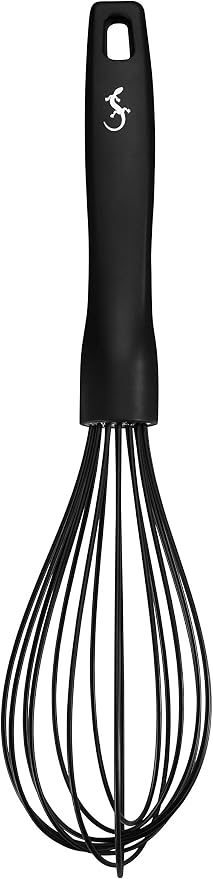 Lurch Germany Smart Tool Silicone Whisk Durable Practical Heat Resistant Kitchenware Kitchen Tool / 12.6 Inch / 32 cm - Ø 2.9 inches / 7.5 cm - Black