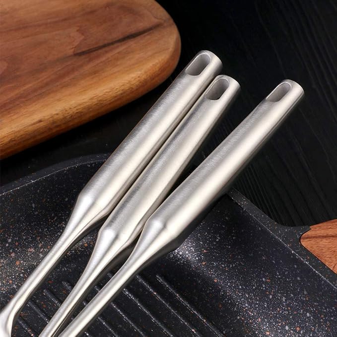 BuyGo Spaghetti Fork 18/8 Stainless Steel Pasta Spaghetti Server, Comfortable Grip Design with Matte Polish, Serve for Noodle, Spaghetti