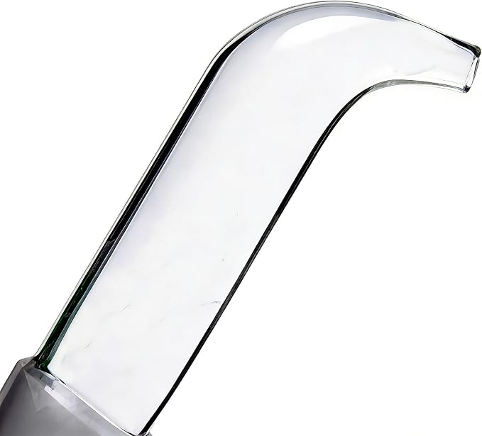 ELETON Conical Borosilicate Glass Olive Oil Dispenser – Non Drip Oil Bottle for Kitchen, Leak Proof Vinegar Cruet, Easy Clean, 16 oz