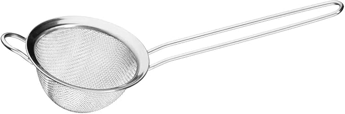 Cuisinart Boxed Grater, Black, One Size, CTG-00-BG & Mesh Strainers, 3 Pack Set, CTG-00-3MS Silver