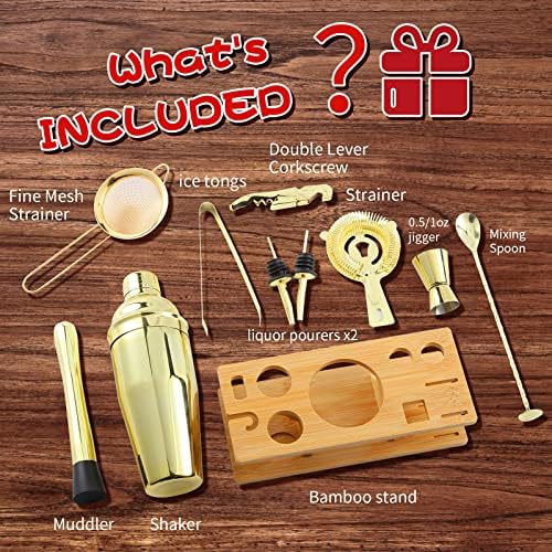 Cocktail Shaker Set Drink Shakers Bar Cart Accessories