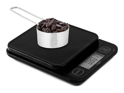 Ozeri® Garden and Kitchen Scale II with 420 Variable Graduation Technology® | Measures most delicate garden herbs and greens at 0.1 g for ingredients under 420 grams and 0.5 g for items over 420 grams