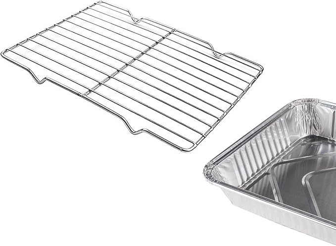 Cooling Rack for Baking, 8.3" x 11.4" Grill Rack, Stainless Steel Wire Cookie Rack Fits Quarter Sheet Pan, Small Grid Baking Rack for Baking Cooking Roasting Oven