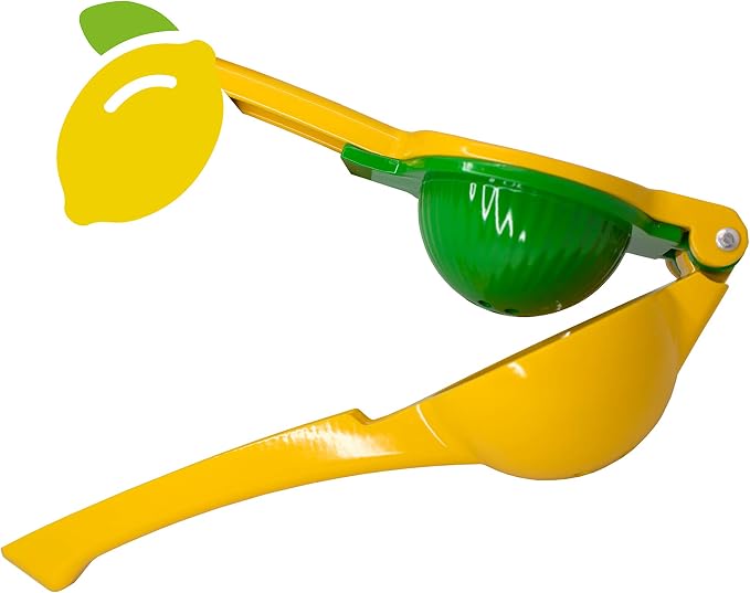 Vin Bouquet FIK 476 Manual 2 in 1 Citrus Portable Hand juicer for Oranges, Lemons and Limes, Stainless Steel